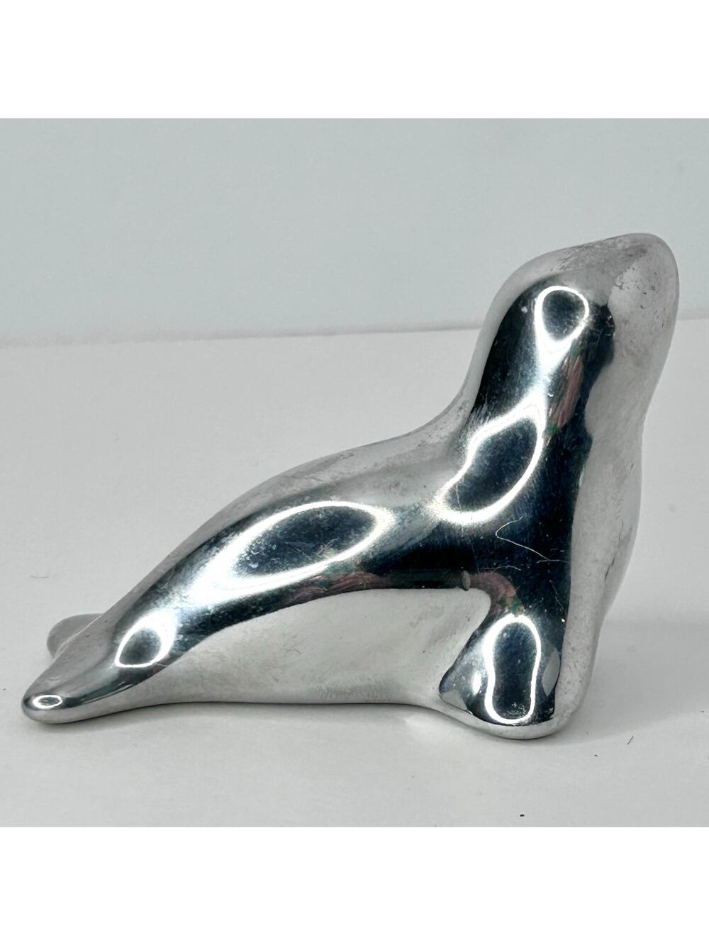 Vintage Hoselton Aluminum Seal Sculpture Artist Numbered Made in Canada